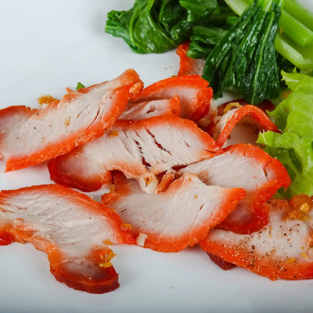 sliced bbq pork 叉 燒